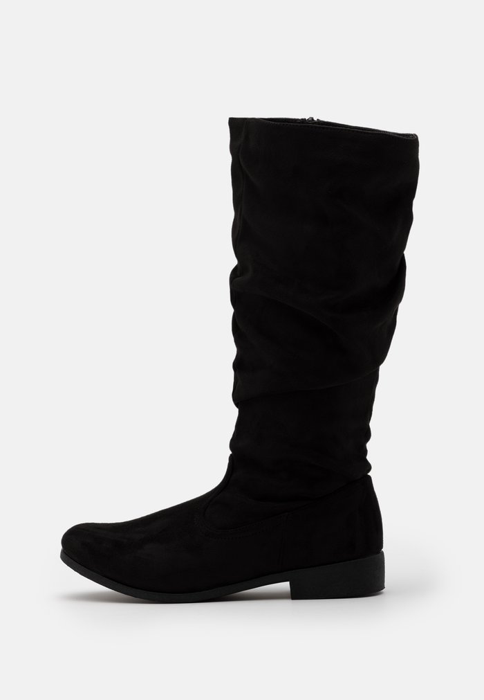 Bottes Anna Field Plates Zip UP Noir Femme | YGA-4314574